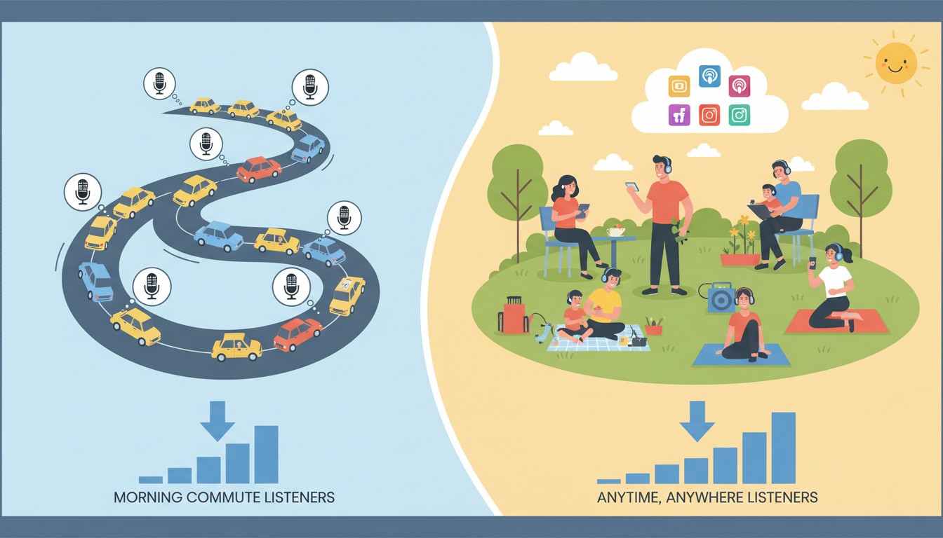 The Commute Effect: How Remote Work Changed Podcast Listening Habits