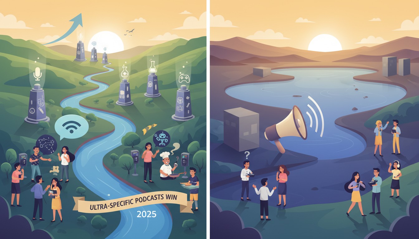 Niche vs Broad: Why Ultra-Specific Podcasts Win in 2025